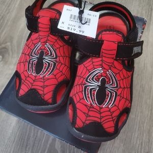 Toddler Boys Spiderman Water Shoes - Size 8